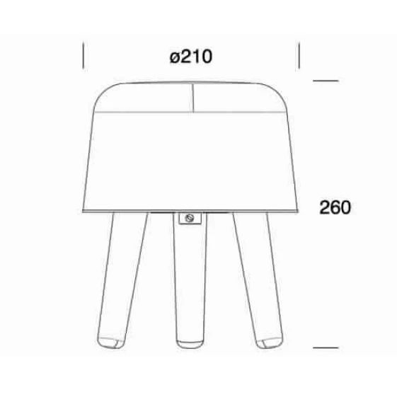 Scherm Voor Milk NA1Tafellamp - &Tradition - Koop Online - Image 3