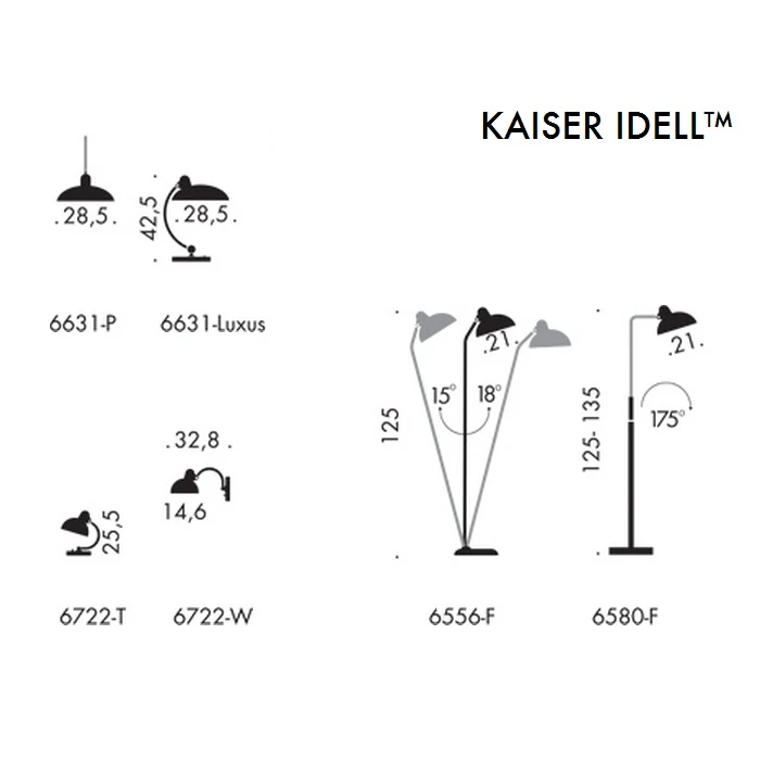 Kaiser Idell Hanglamp Zwart High-Gloss 6631-P - Fritz Hansen - Koop Online - Image 2