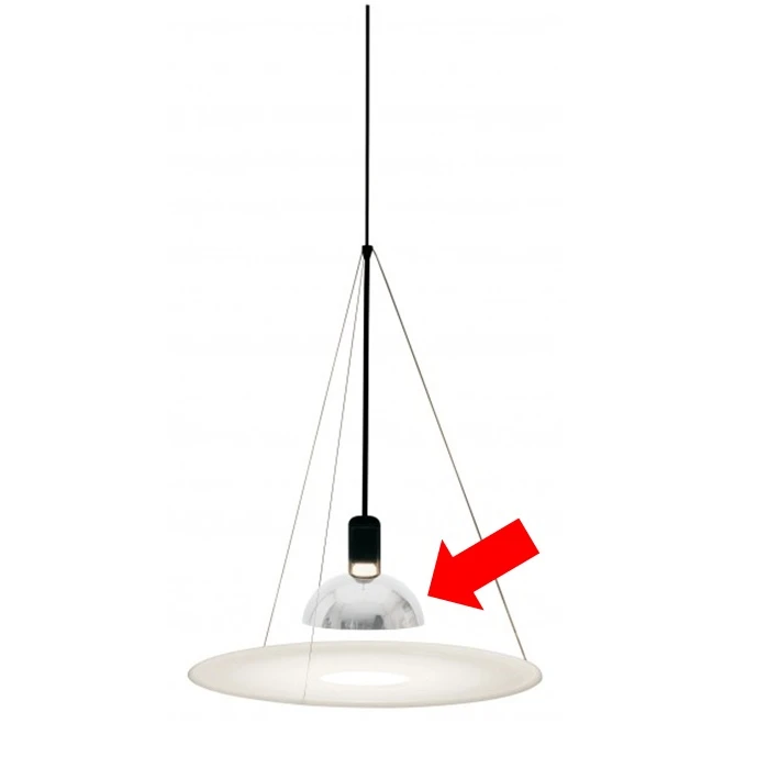 Chroom Reflector Voor Frisbin Hanglamp - Flos - Koop Online - Image 2
