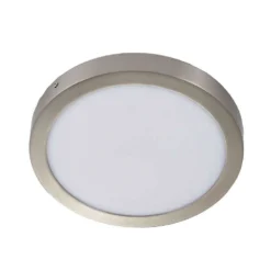 Milea Round Plafondlamp Satin Nickel - Lindby - Koop Online