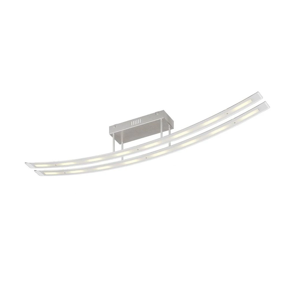 Jarda Double Plafondlamp Nickel - Lindby - Koop Online