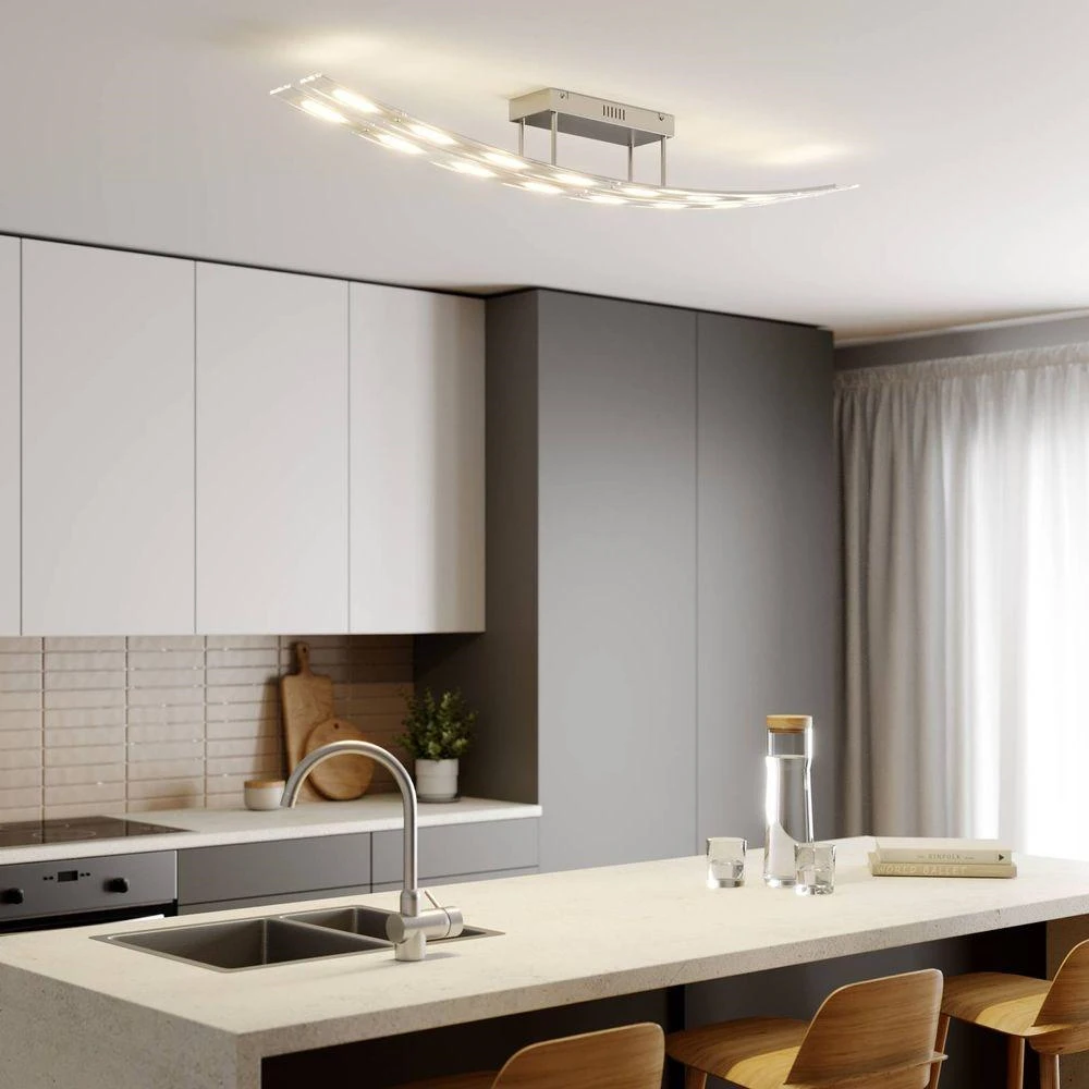 Jarda Double Plafondlamp Nickel - Lindby - Koop Online - Image 2