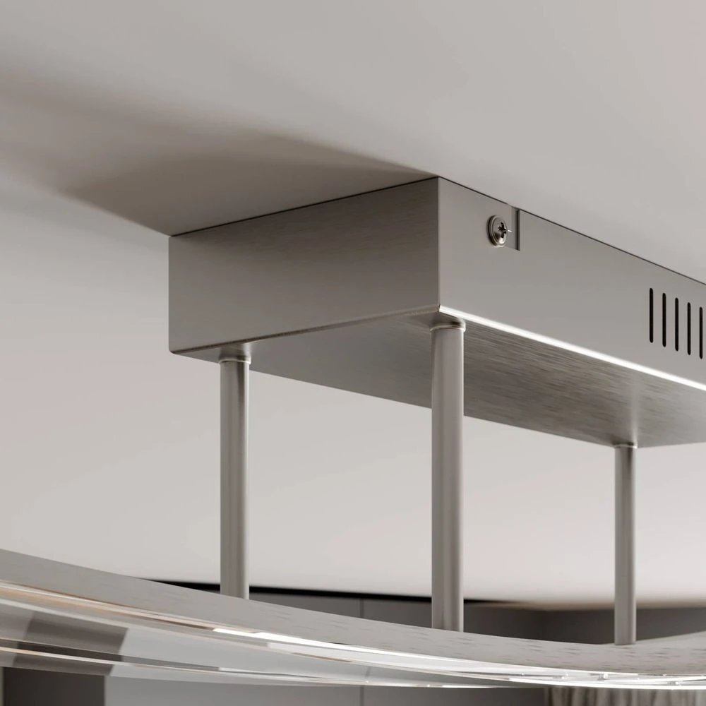 Jarda Double Plafondlamp Nickel - Lindby - Koop Online - Image 4