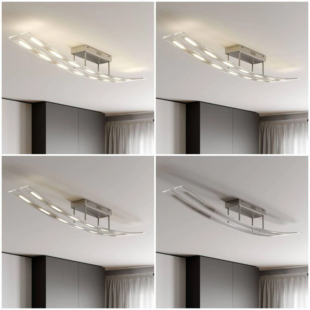 Jarda Double Plafondlamp Nickel - Lindby - Koop Online - Image 6