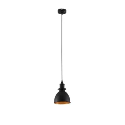 Jasminka 1 Hanglamp Black/Gold - Lindby - Koop Online