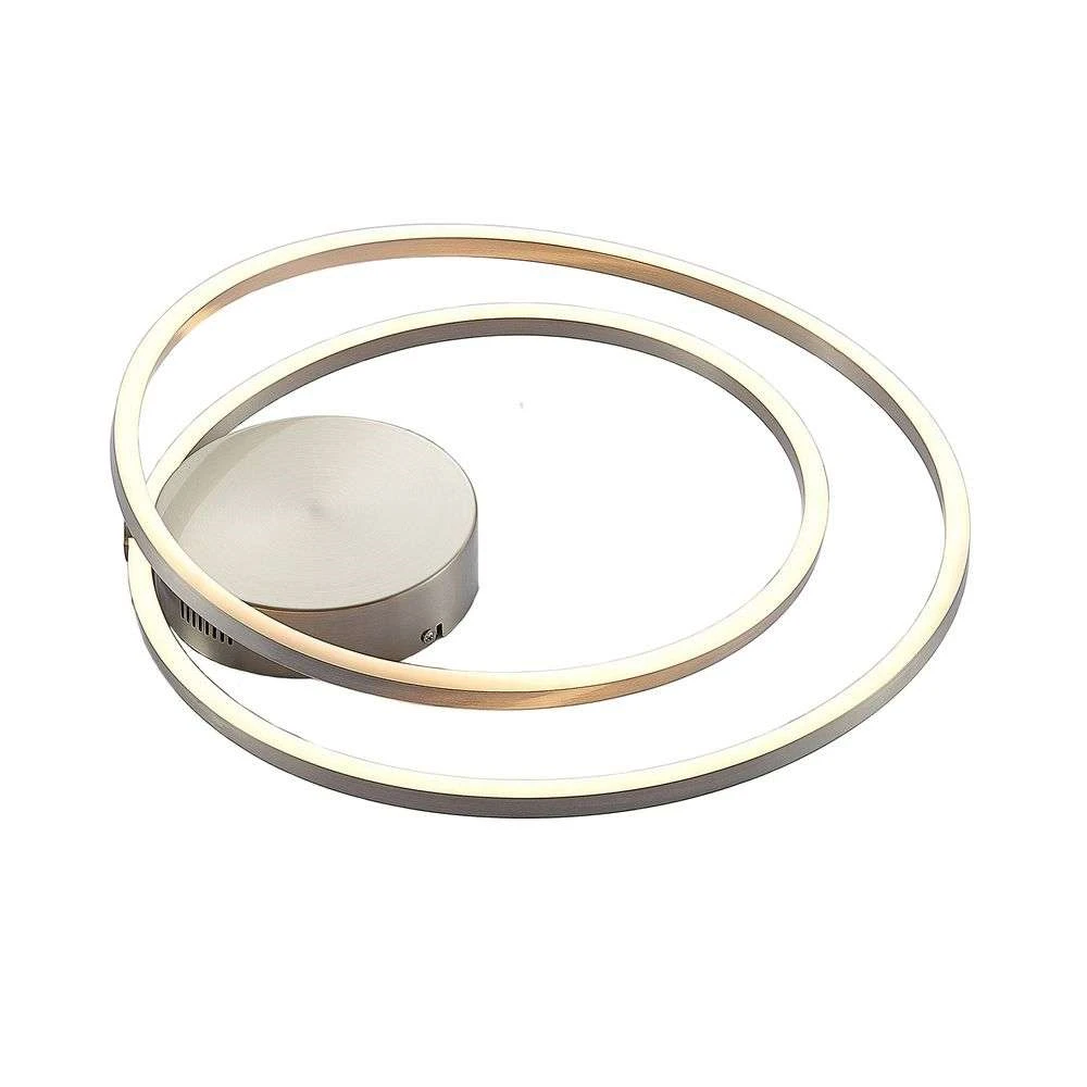 Davian LED Plafondlamp DIM Nickel - Lindby - Koop Online