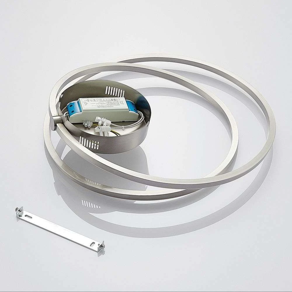 Davian LED Plafondlamp DIM Nickel - Lindby - Koop Online - Image 4