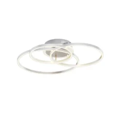 Tula Plafondlamp Smart Home Nickel - Lindby - Koop Online