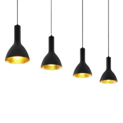 Cosmina 4 Hanglamp Track Zwart/Goud - Arcchio - Koop Online