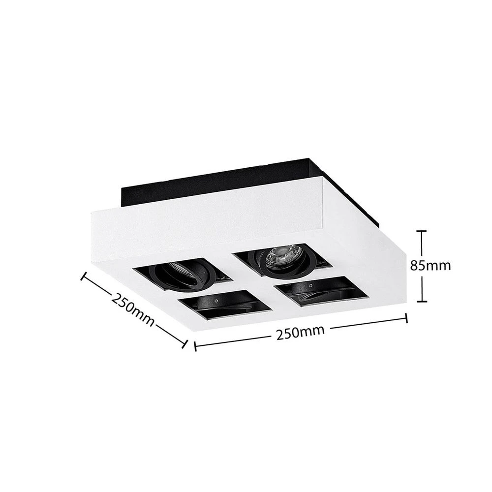 Vince Square 4 Plafondlamp White - Arcchio - Koop Online - Image 4