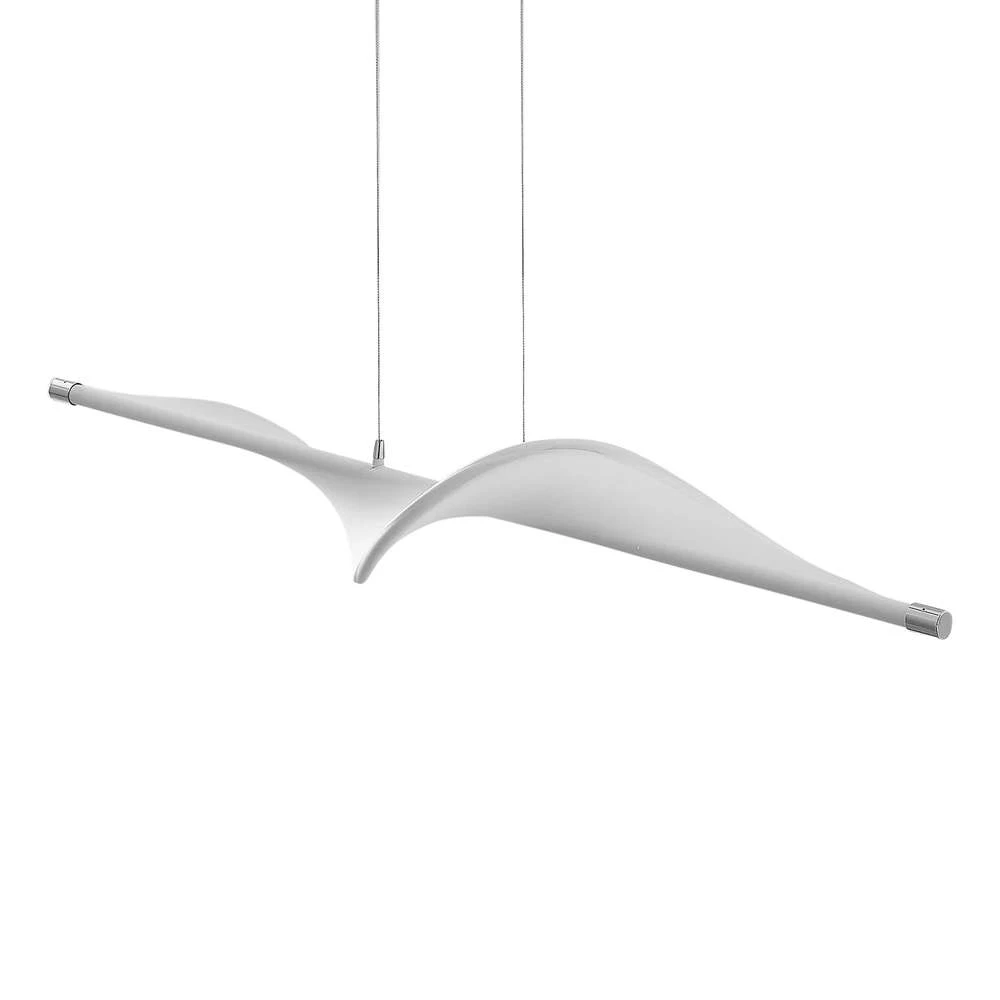 Edano Hanglamp White/Chrome - Lucande - Koop Online