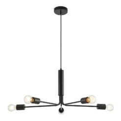 Imonis 5 Hanglamp Black - Lindby - Koop Online