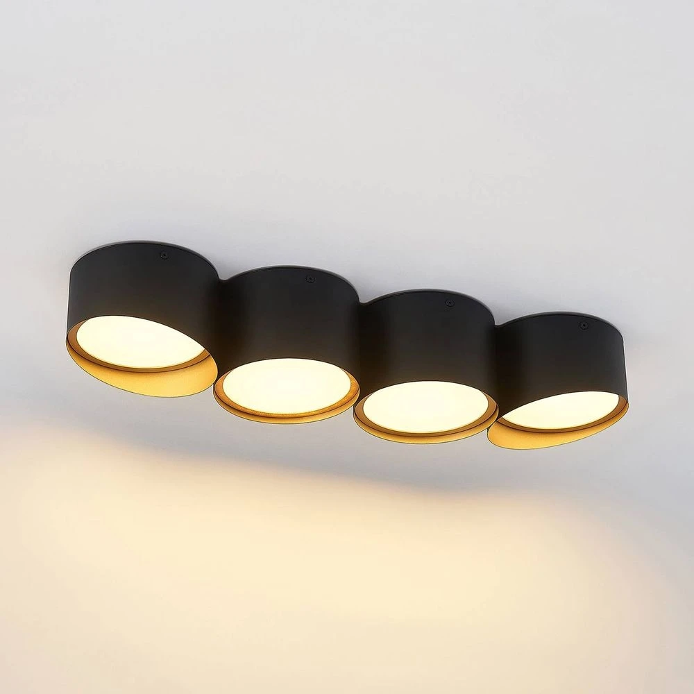 Kianush Plafondlamp Black - Lindby - Koop Online - Image 4