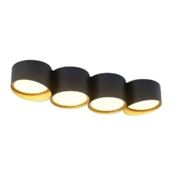 Kianush Plafondlamp Black - Lindby - Koop Online