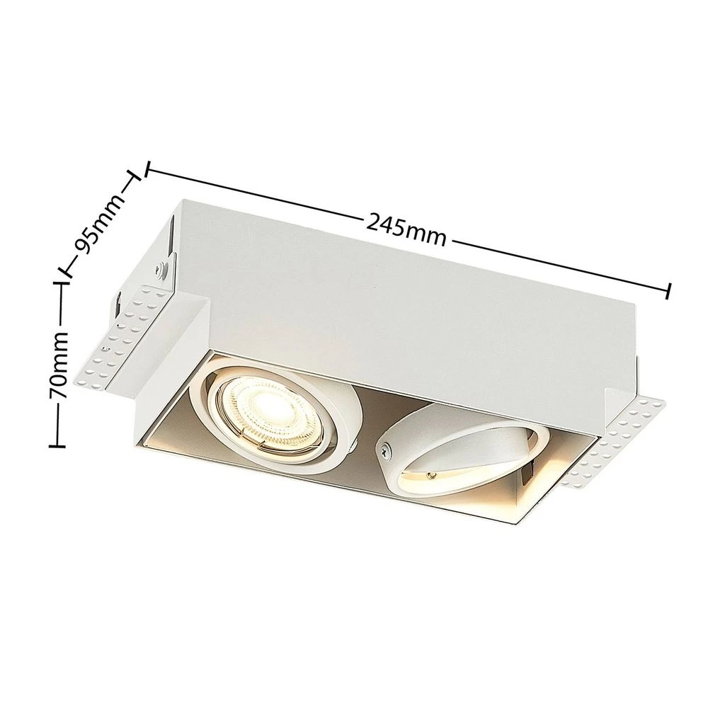 Hidaya 2 Ingebouwd Spot White - Arcchio - Koop Online - Image 3