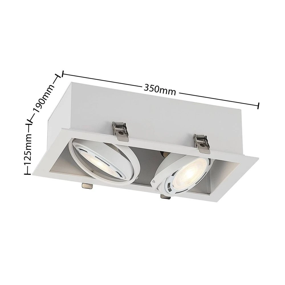 Yasna 2 Ingebouwd Spot White - Arcchio - Koop Online - Image 3