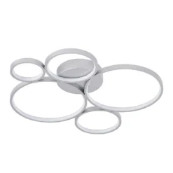 Jorven 5 LED Plafondlamp Dim. Silver - Lindby - Koop Online