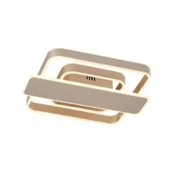 Linetti Square 40 Plafondlamp Nickel - Lucande - Koop Online