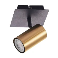 Raisan Plafondlamp Black/Brass - Lindby - Koop Online