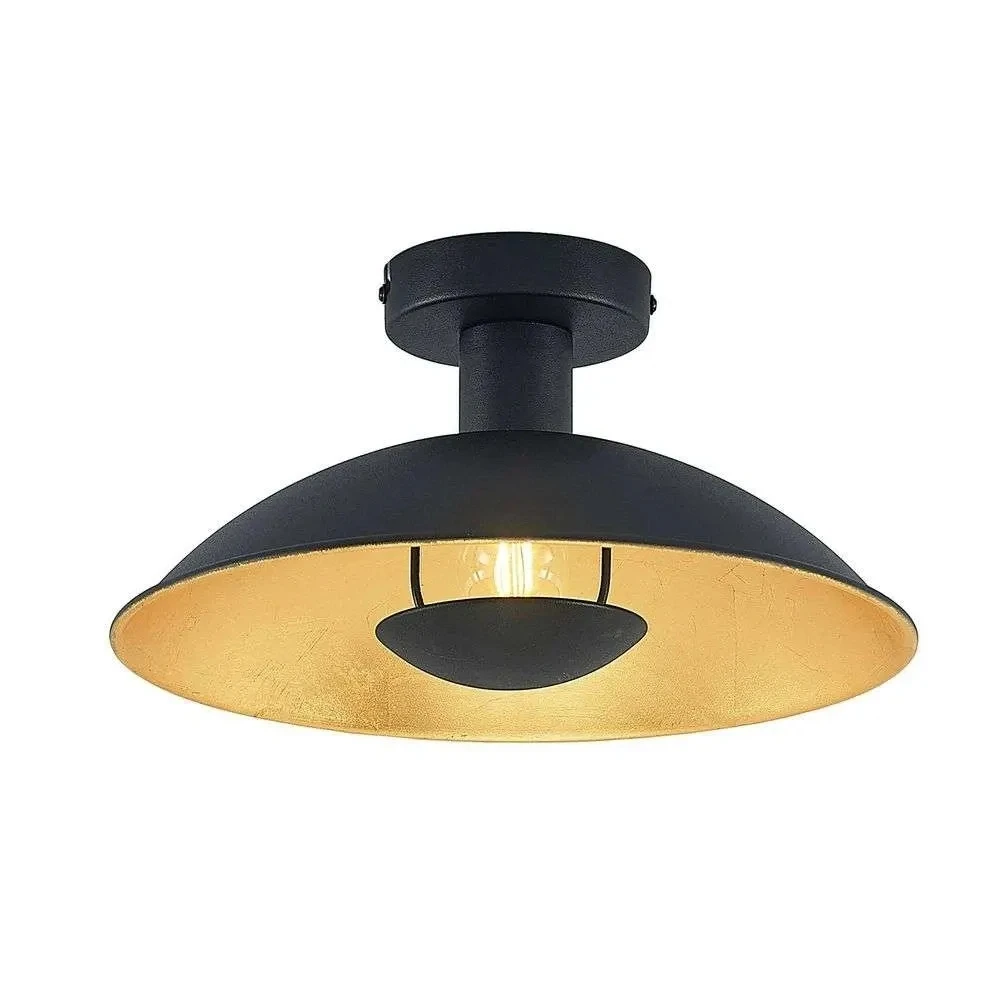 Narisara Plafondlamp Ø30 Black/Gold - Lindby - Koop Online