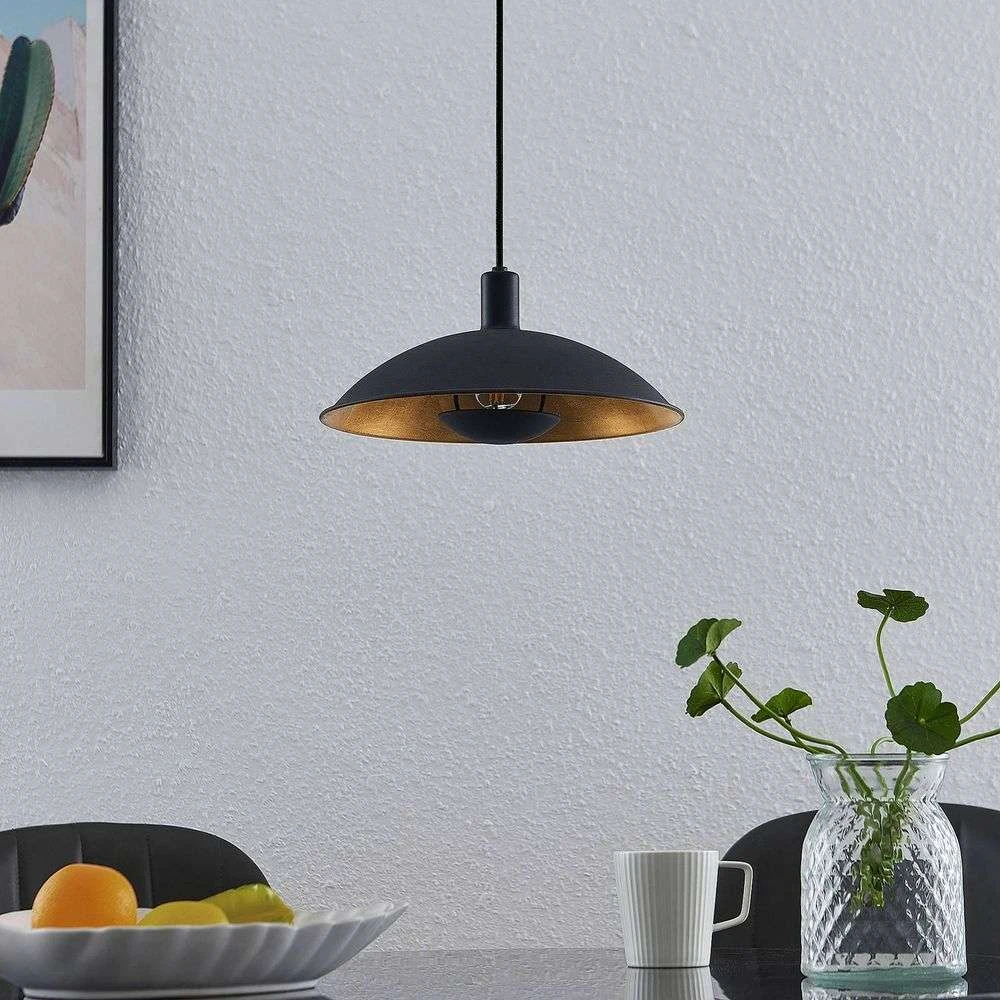 Narisara Hanglamp Ø30 Black/Gold - Lindby - Koop Online - Image 2