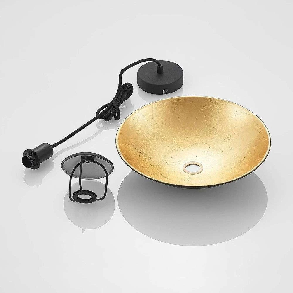 Narisara Hanglamp Ø30 Black/Gold - Lindby - Koop Online - Image 6