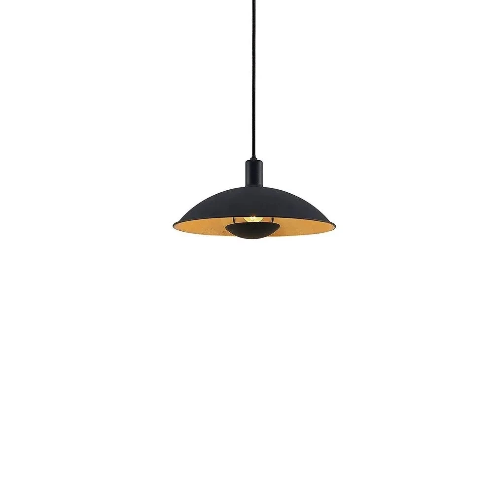 Narisara Hanglamp Ø30 Black/Gold - Lindby - Koop Online