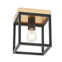 Miravi Plafondlamp Gold/Black - Lindby - Koop Online
