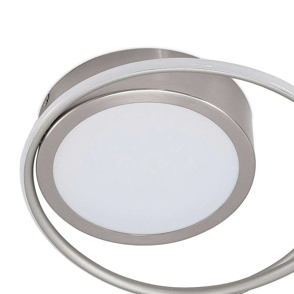 Bovia LED Plafondlamp Dim. 2700-6000K Nickel - Lindby - Koop Online - Image 4