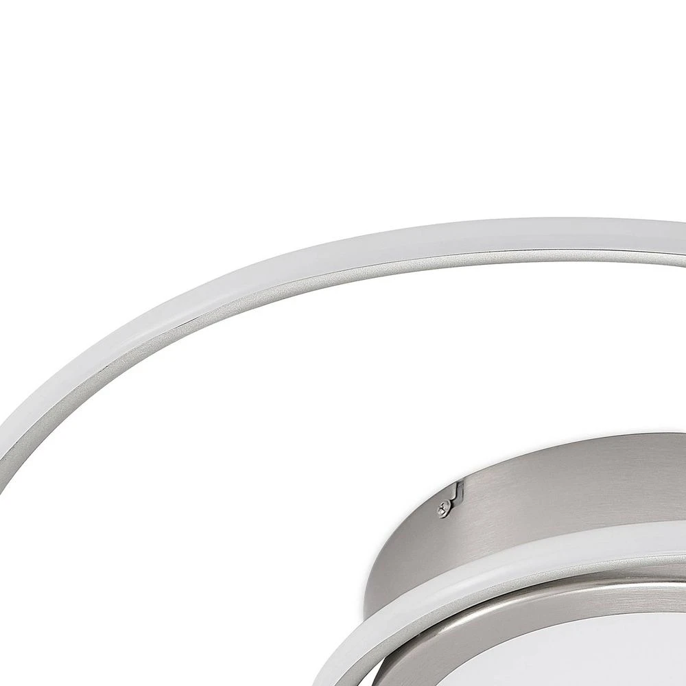 Bovia LED Plafondlamp Dim. 2700-6000K Nickel - Lindby - Koop Online - Image 5