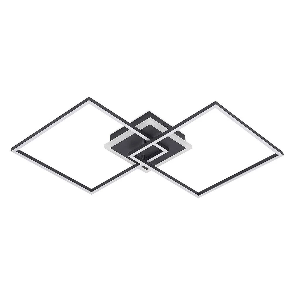 Edani LED Plafondlamp Dim. RGB Black - Lindby - Koop Online