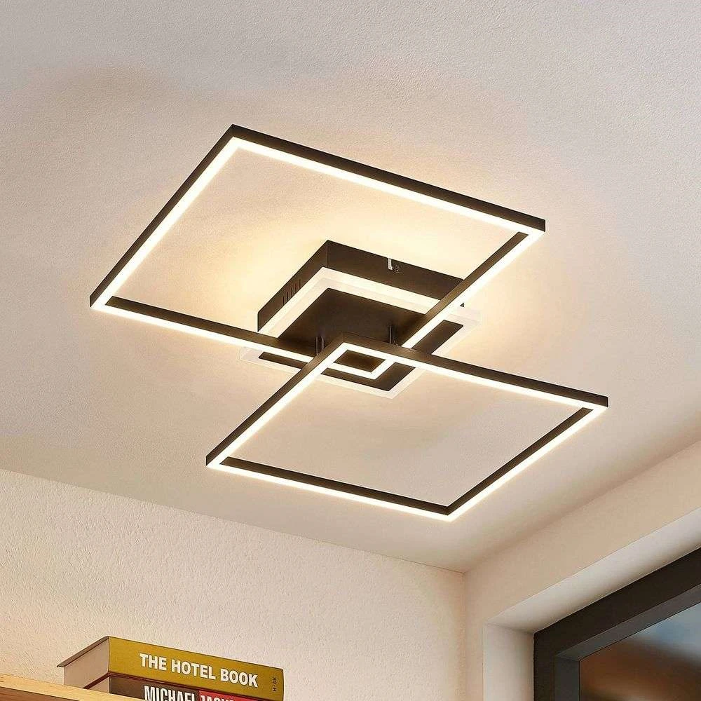 Edani LED Plafondlamp Dim. RGB Black - Lindby - Koop Online - Image 3