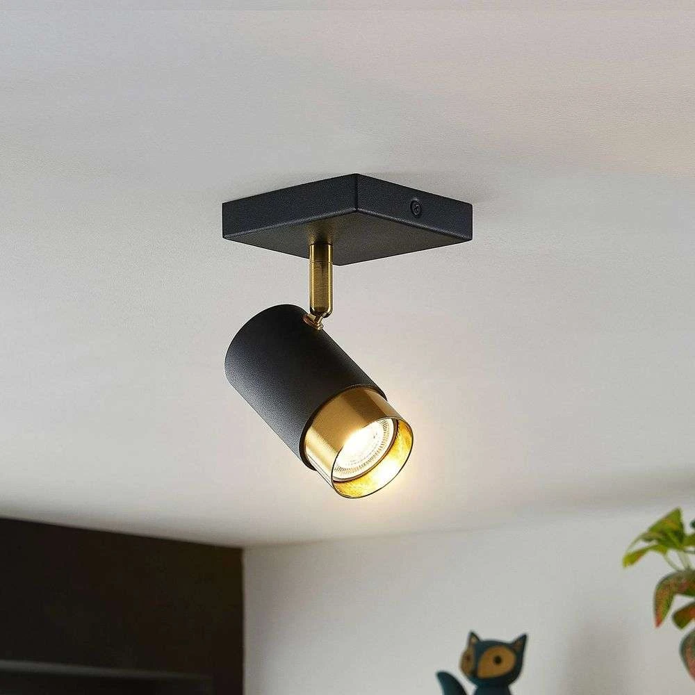 Evaro 1 Plafondlamp Black/Gold - Arcchio - Koop Online - Image 2