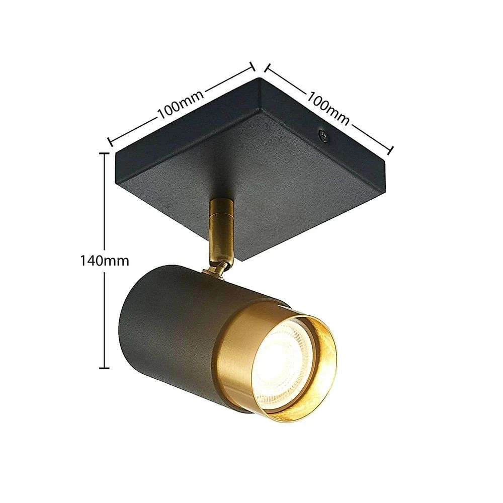 Evaro 1 Plafondlamp Black/Gold - Arcchio - Koop Online - Image 4