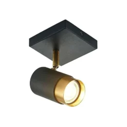 Evaro 1 Plafondlamp Black/Gold - Arcchio - Koop Online