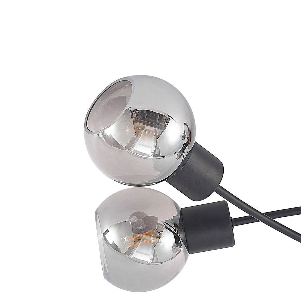 Eridia 5 Plafondlamp Black/Wood - Lindby - Koop Online - Image 4