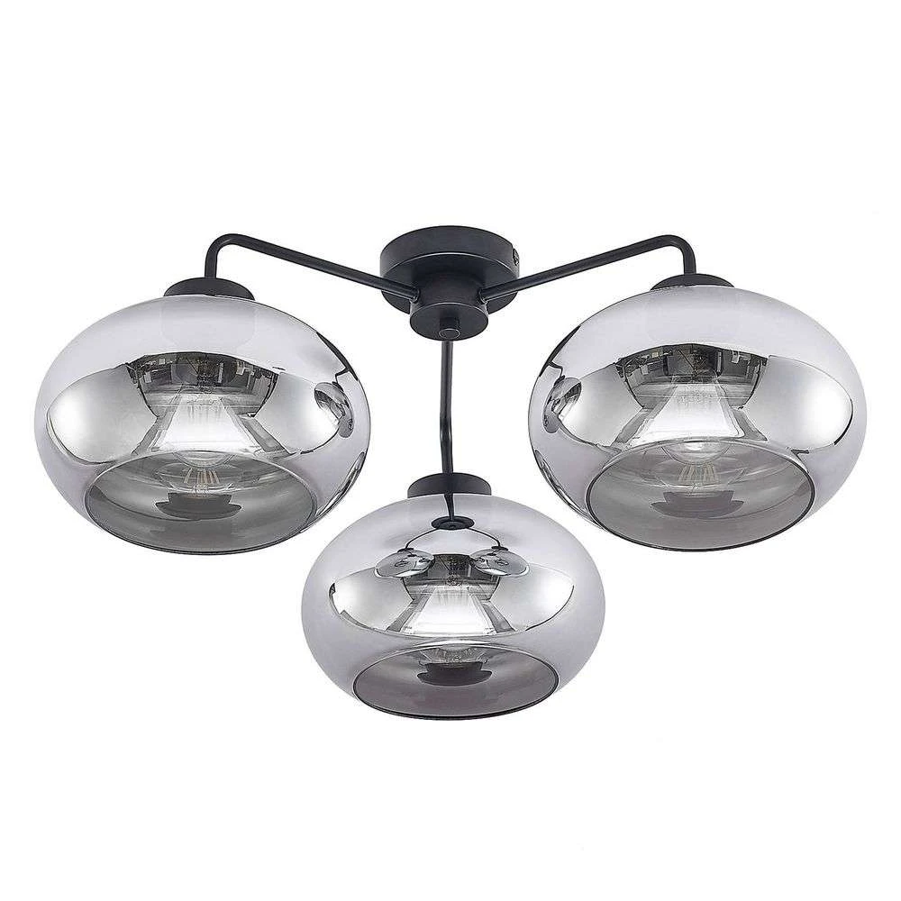 Navidia 3 Plafondlamp Smoked - Lindby - Koop Online