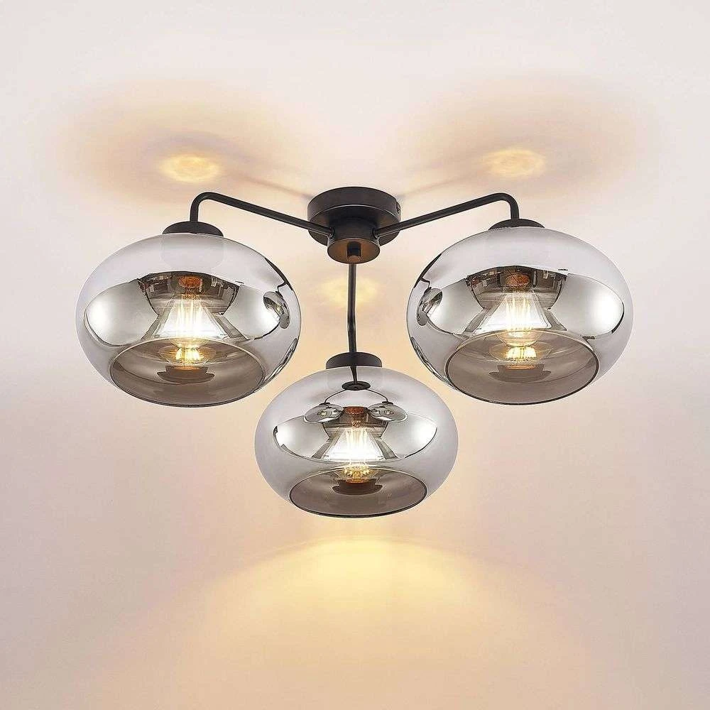 Navidia 3 Plafondlamp Smoked - Lindby - Koop Online - Image 3