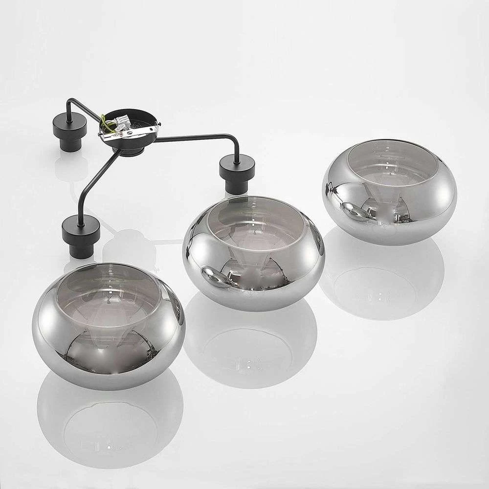 Navidia 3 Plafondlamp Smoked - Lindby - Koop Online - Image 6
