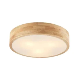Tanju Plafondlamp Ø40 Wood/White - Lindby - Koop Online