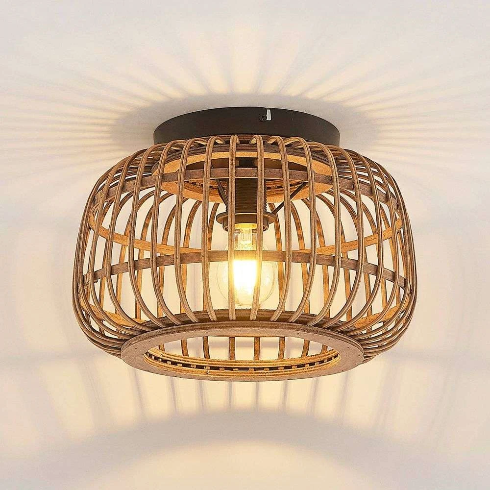 Bominio Plafondlamp Ø33 Wood - Lindby - Koop Online - Image 4