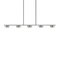 Kaylou 5 LED Hanglamp Nickel - Lindby - Koop Online