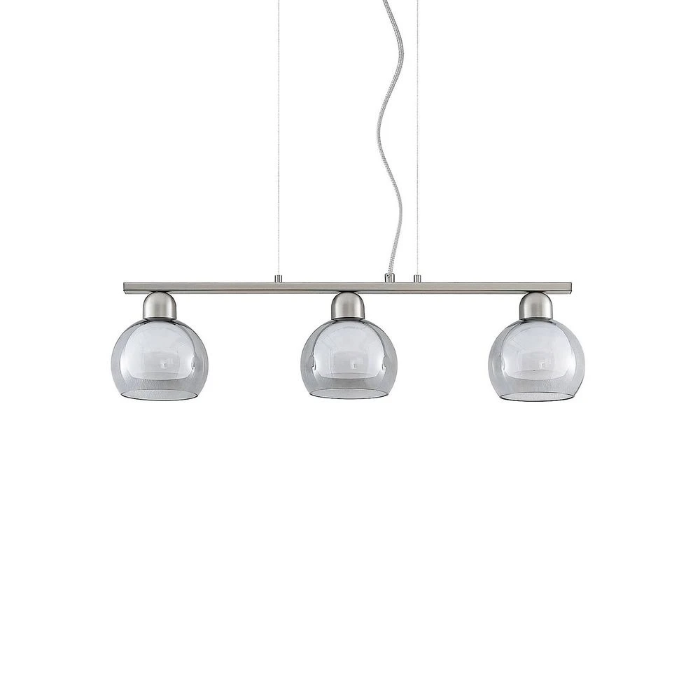 Kaiya 3 Hanglamp L14 Nickel - Lucande - Koop Online
