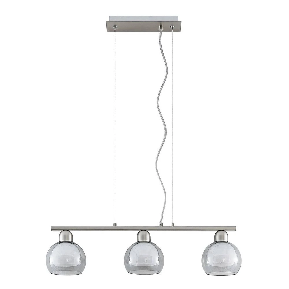 Kaiya 3 Hanglamp L14 Nickel - Lucande - Koop Online - Image 2