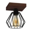Various Plafondlamp Dark Pine Wood - Envostar - Koop Online
