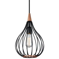 Drops Hanglamp Ø23 Black/Dark Wood- Halo Design - Koop Online