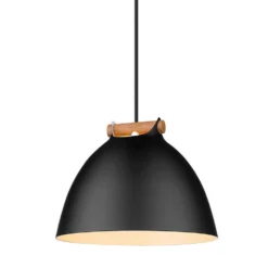 Århus Hanglamp Ø24 Black/Wood - Halo Design - Koop Online