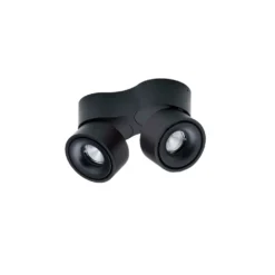 Easy W2100 LED Bevestigingsspot 2X10W Zwart - Antidark - Koop Online