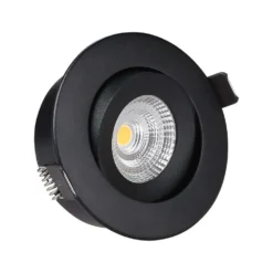 Downlight Ingebouwd Spot 7W 2700K Tilt Zwart - Antidark - Koop Online
