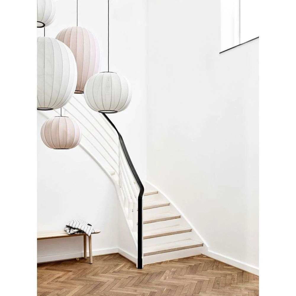 Knit-Wit 57 Oval Hanglamp Light Pink - Made By Hand - Koop Online - Image 3